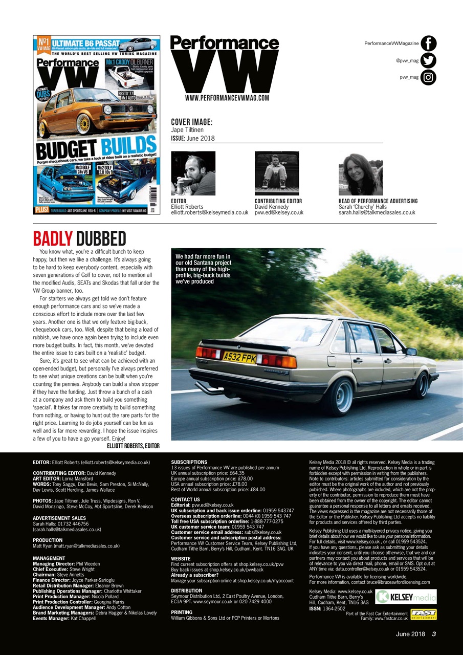 Performance VW Preview Pages