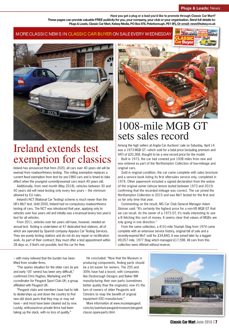 Classic Car Mart Preview Pages