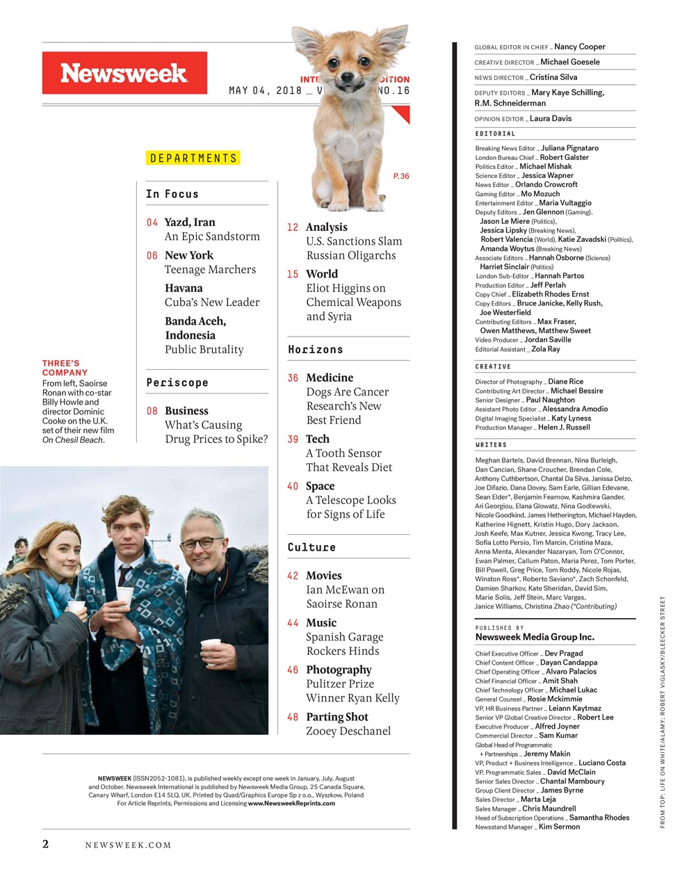 Newsweek International Preview Pages