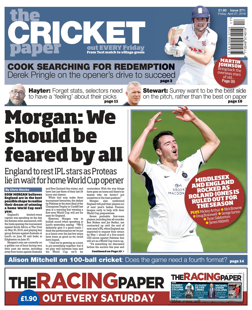 The Cricket Paper Preview Pages