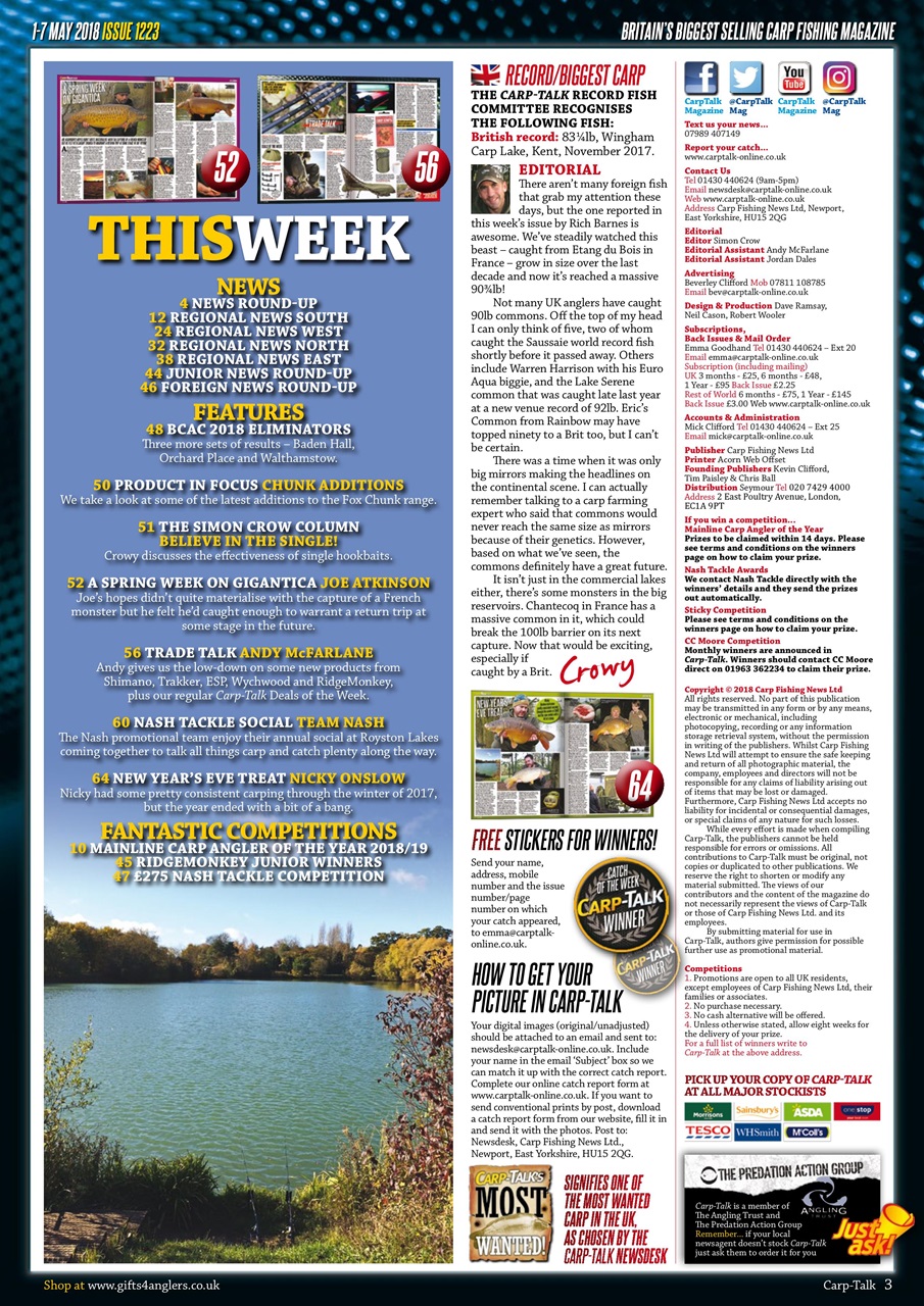 Carp-Talk Preview Pages