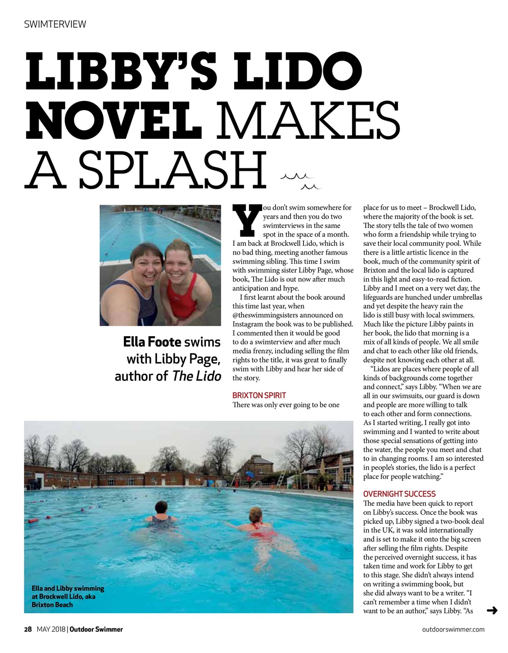 Outdoor Swimmer Preview Pages