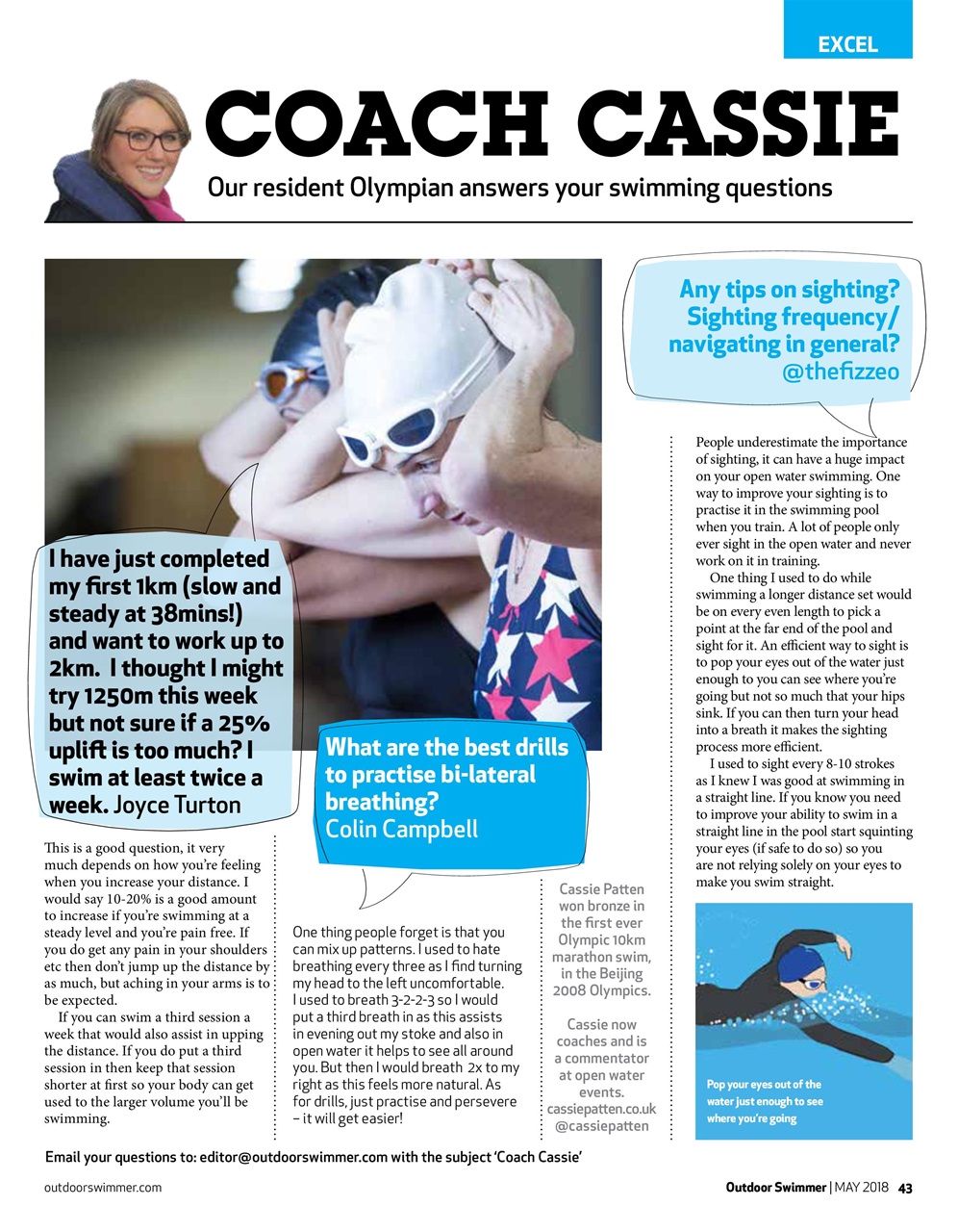 Outdoor Swimmer Preview Pages