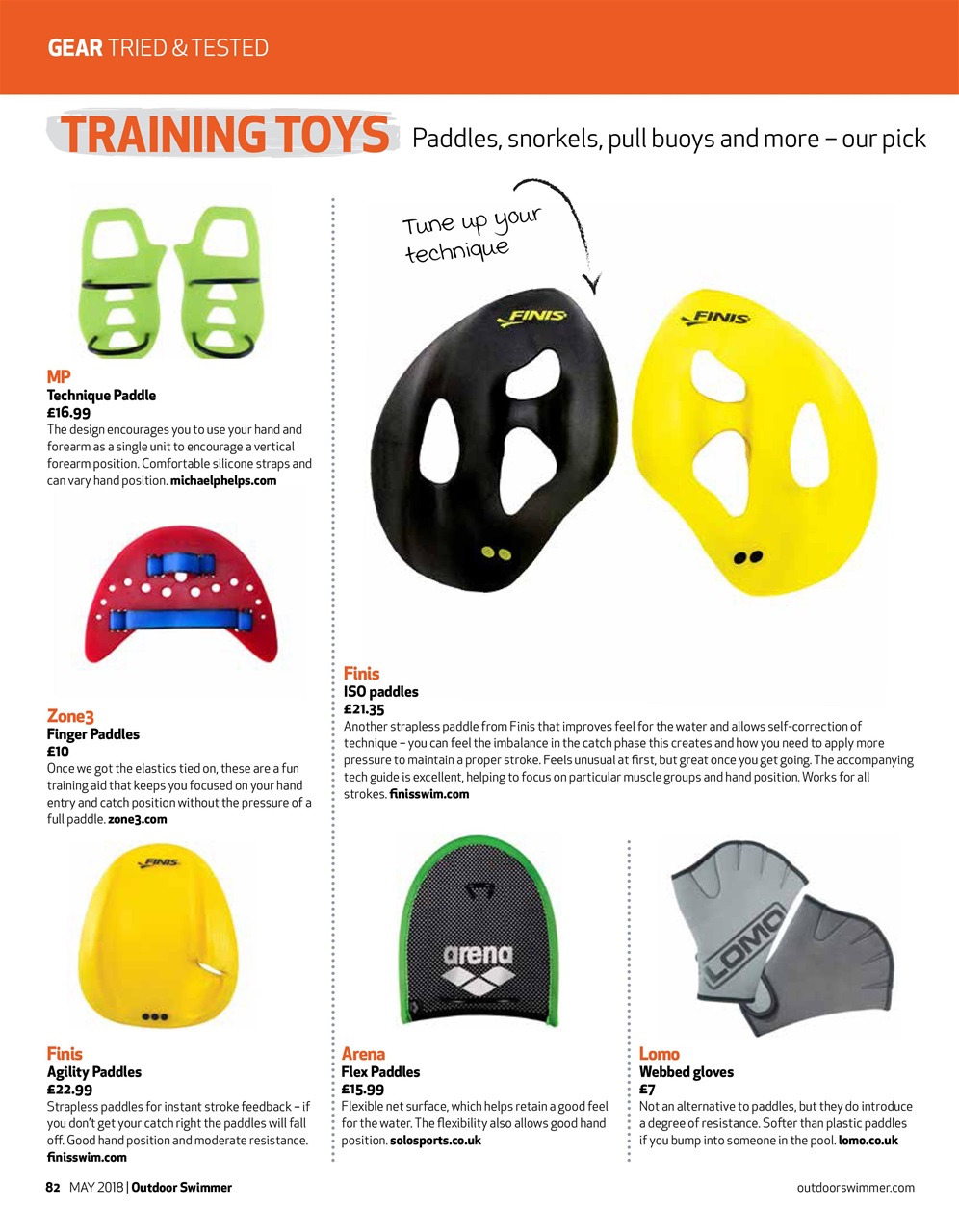 Outdoor Swimmer Preview Pages