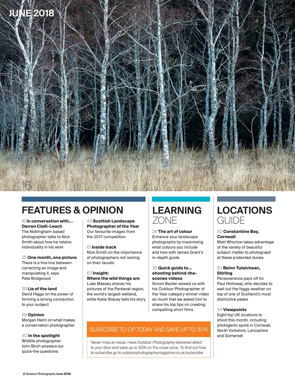 Outdoor Photography Preview Pages