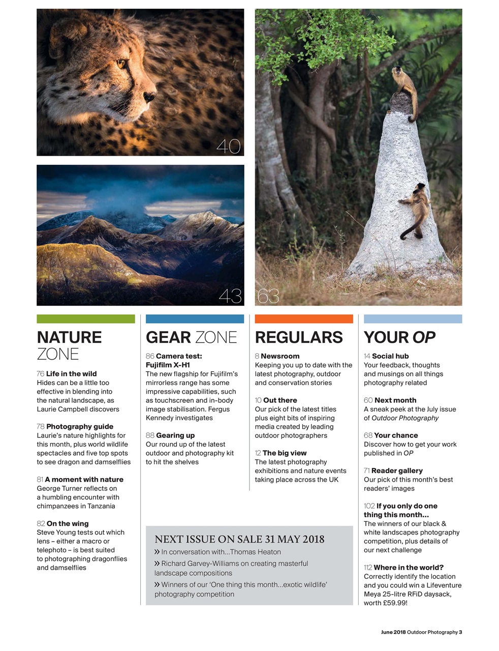 Outdoor Photography Preview Pages