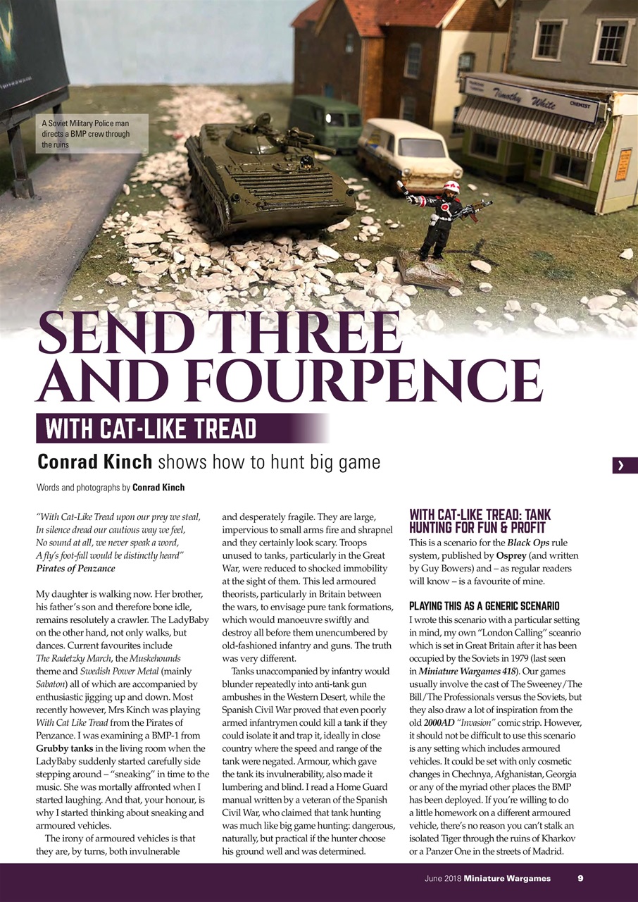 Miniature Wargames Preview Pages