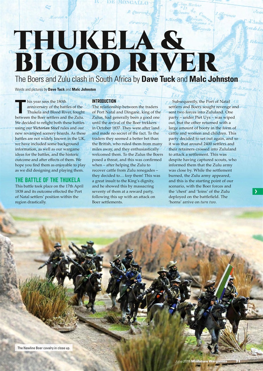 Miniature Wargames Preview Pages