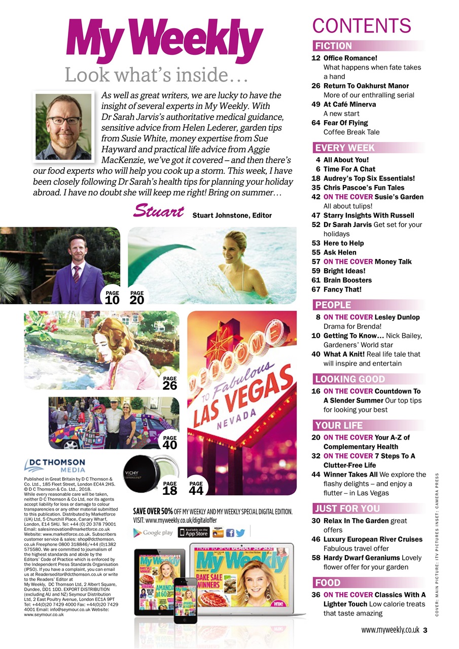 My Weekly Preview Pages