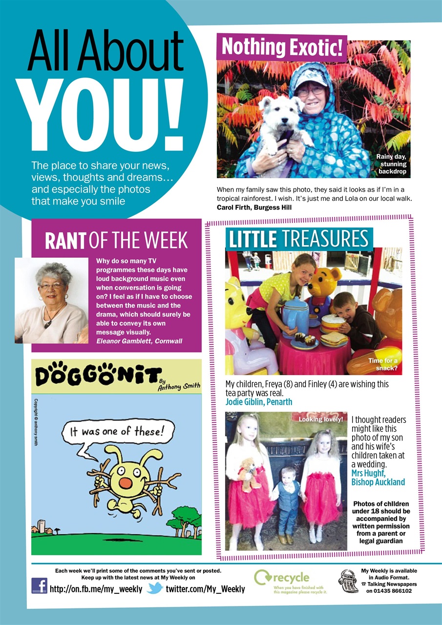 My Weekly Preview Pages