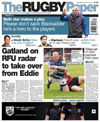 The Rugby Paper issue 29th April 2018