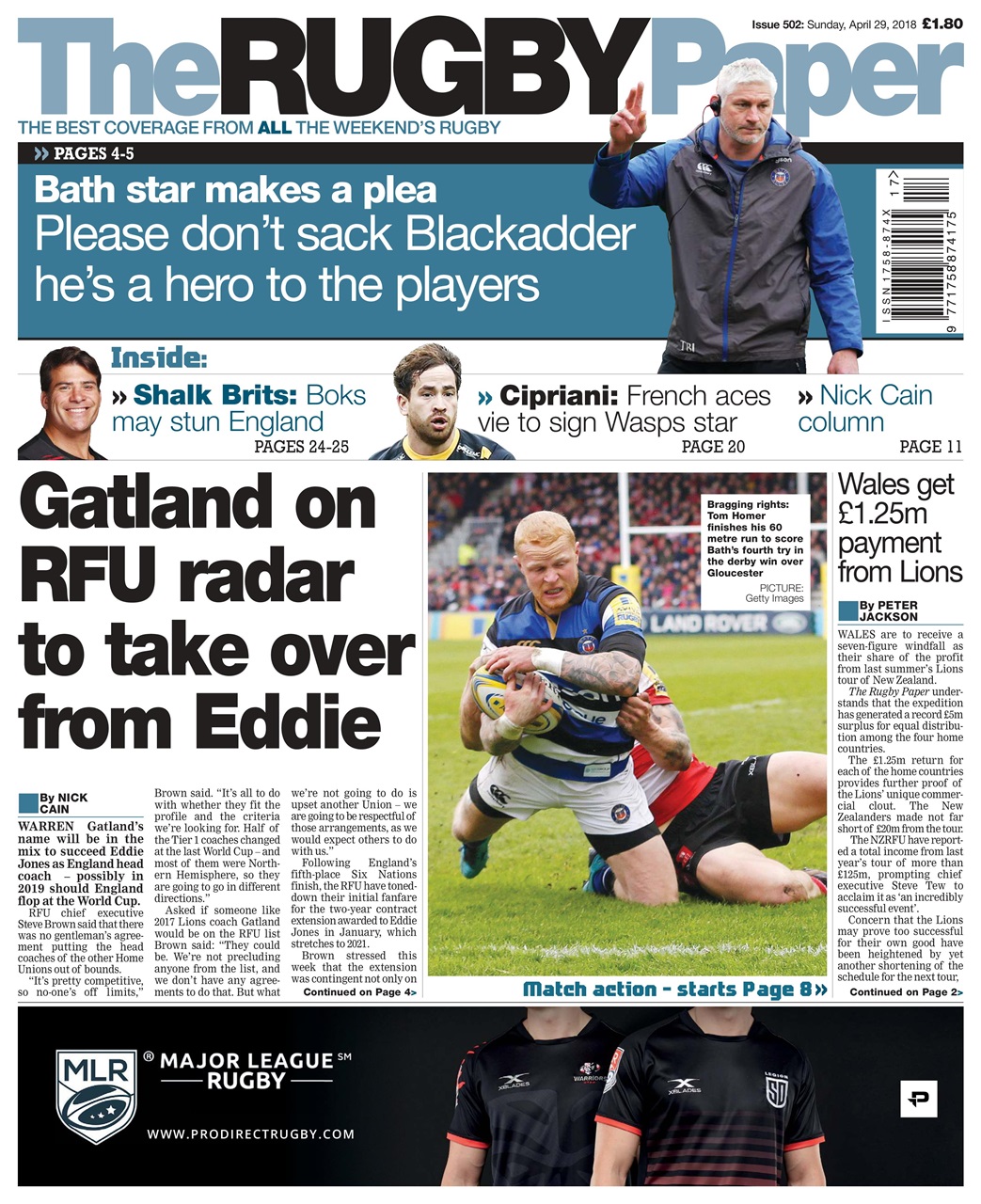 The Rugby Paper Preview Pages