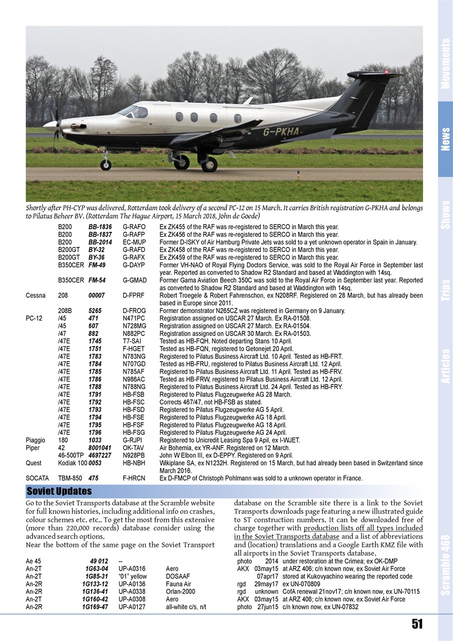 Scramble Magazine Preview Pages