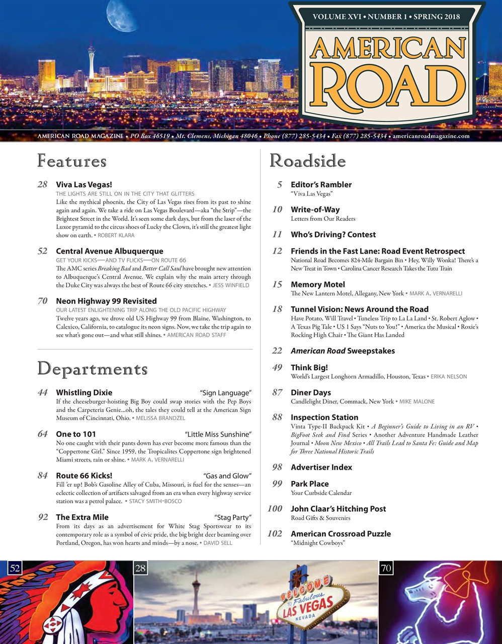 American Road Preview Pages