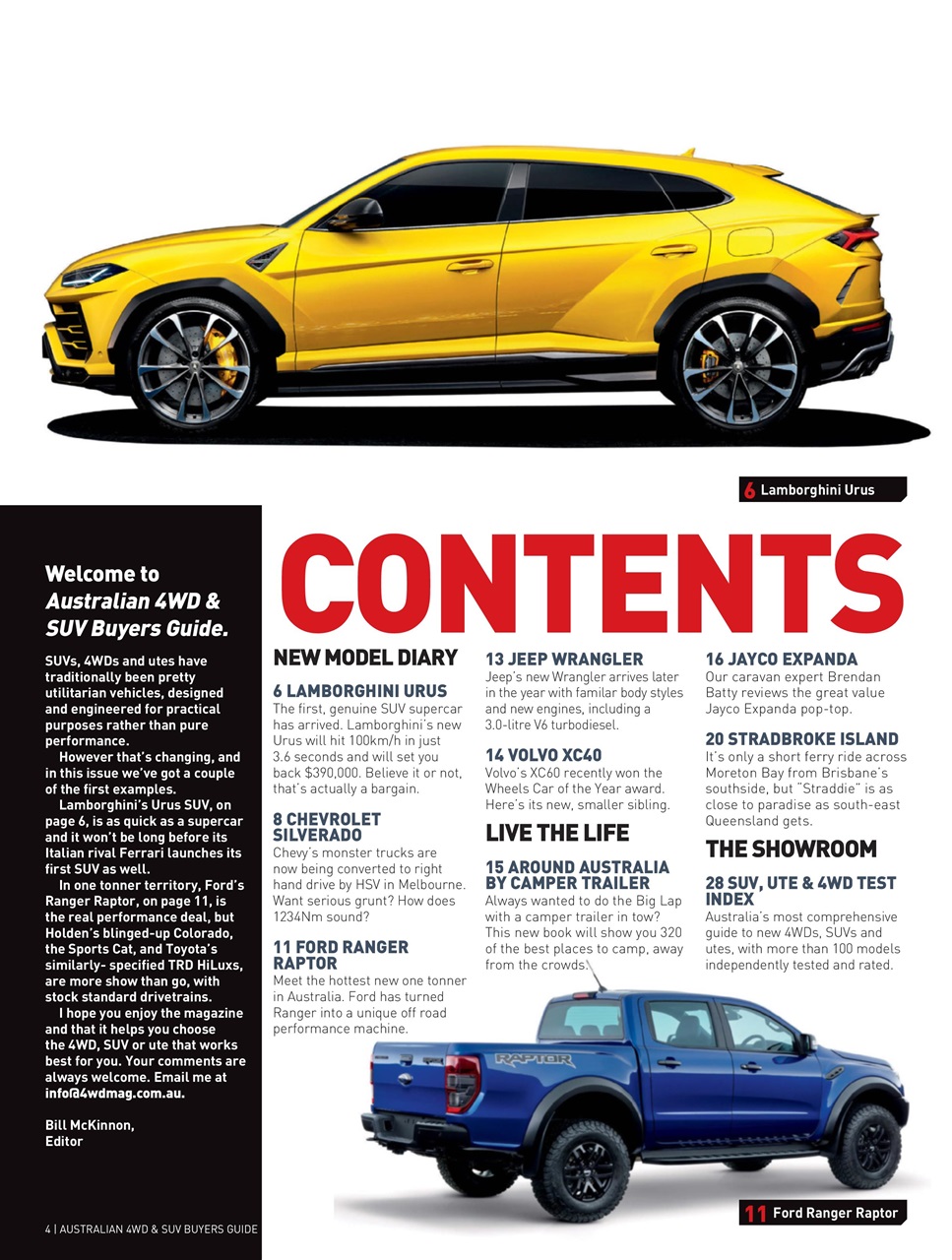 Australian 4WD and SUV Buyers Guide Preview Pages