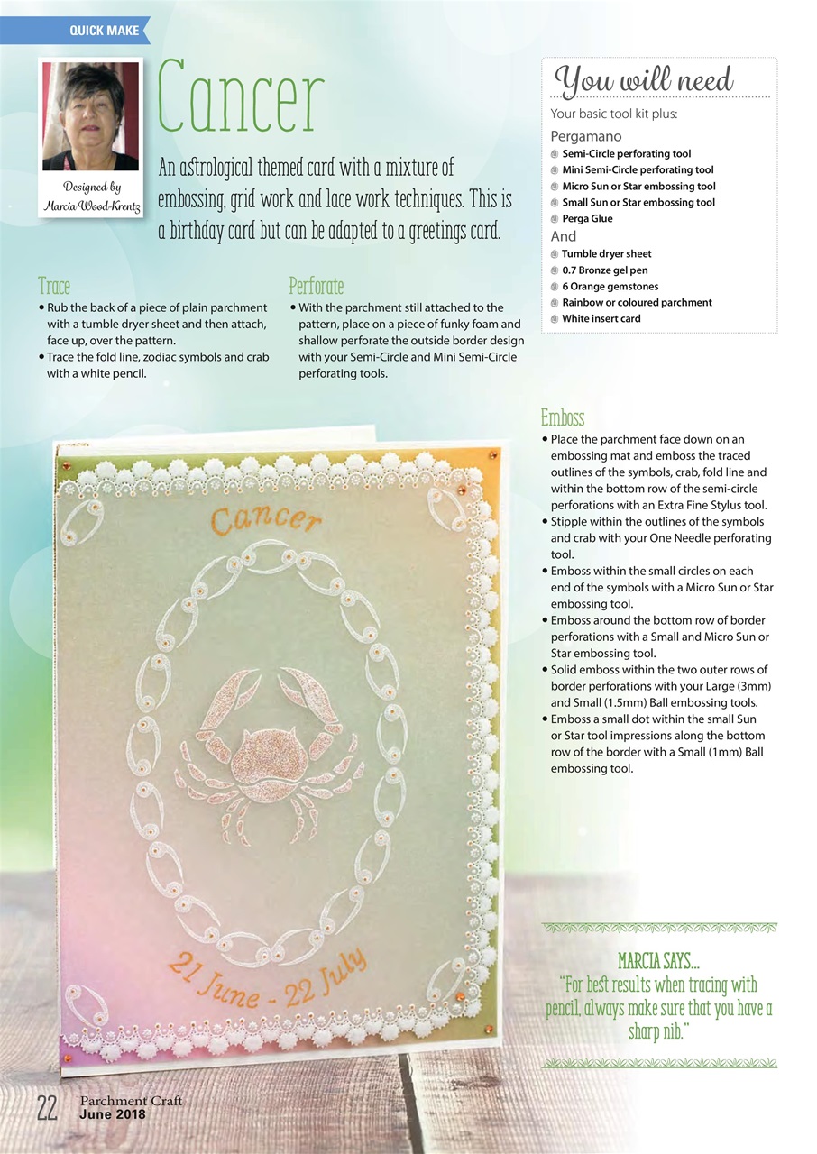 Parchment Craft Preview Pages