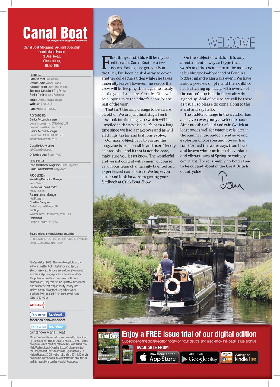 Canal Boat Preview Pages