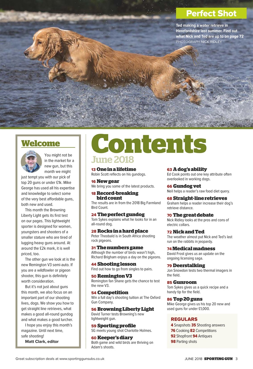 Sporting Gun Preview Pages