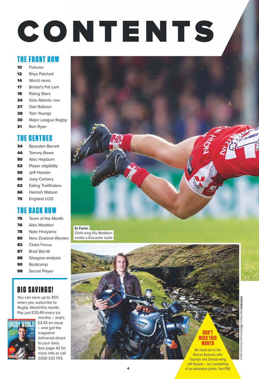 Rugby World Preview Pages
