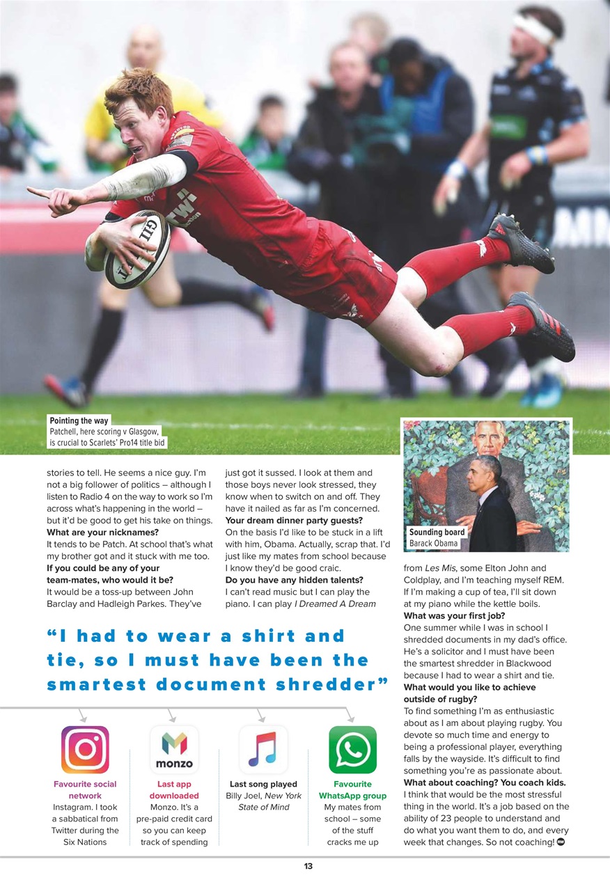 Rugby World Preview Pages