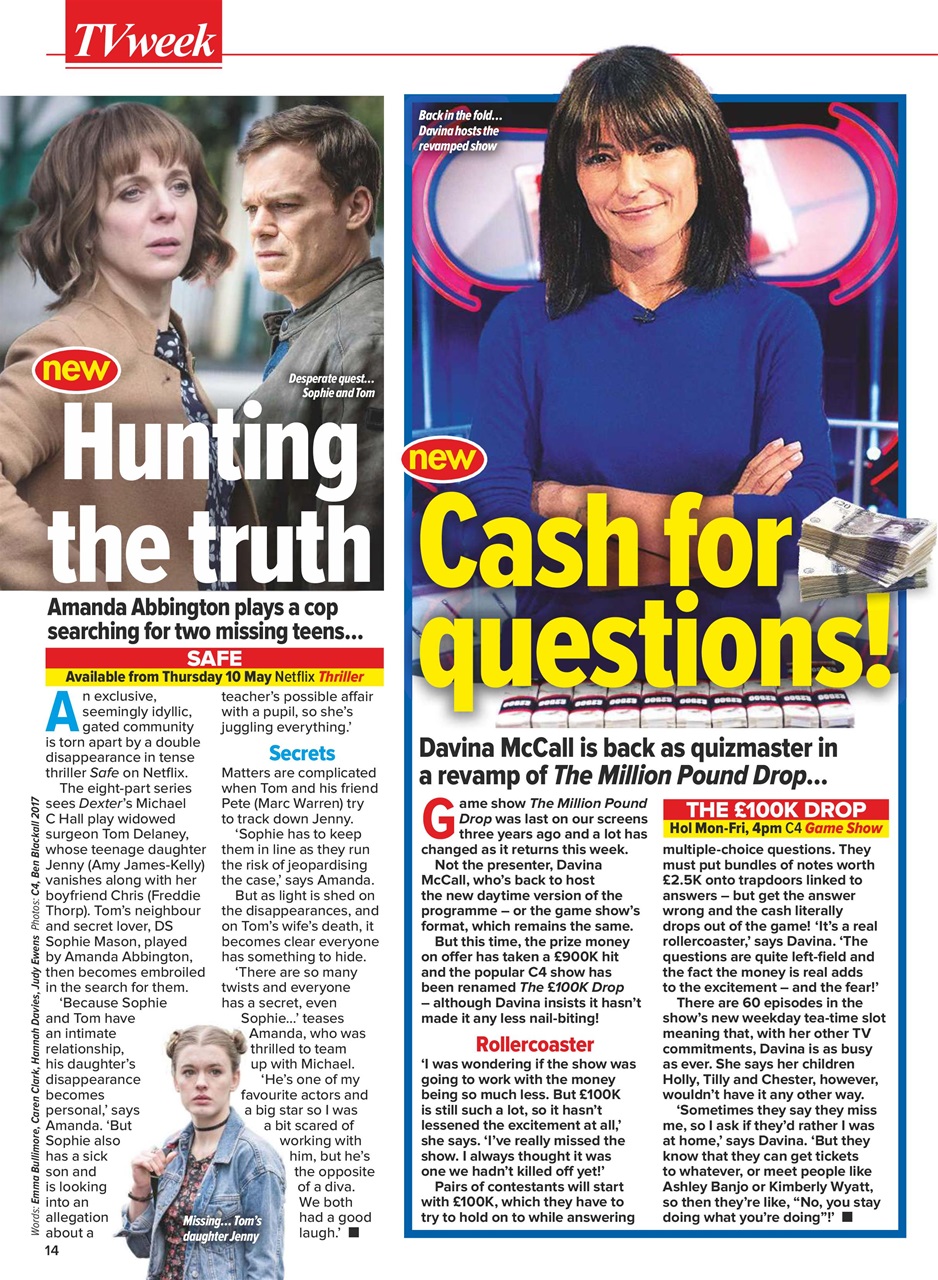 What's on TV Preview Pages