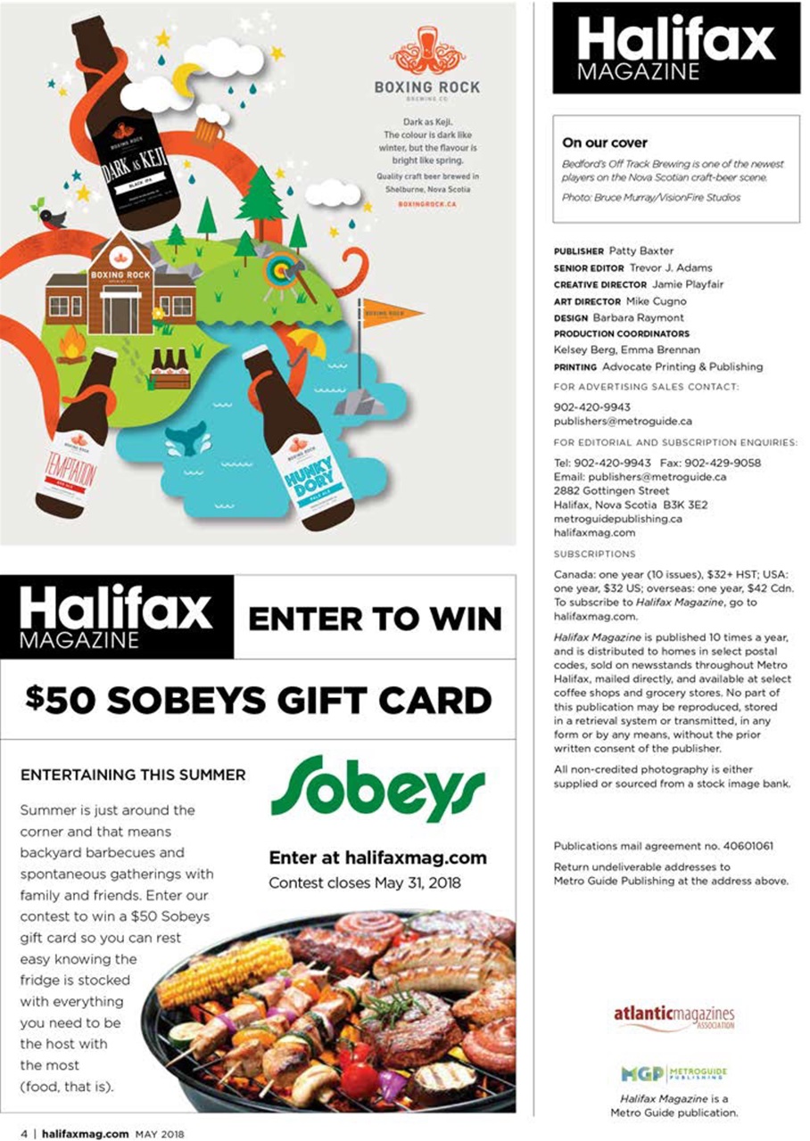 Halifax Magazine Preview Pages