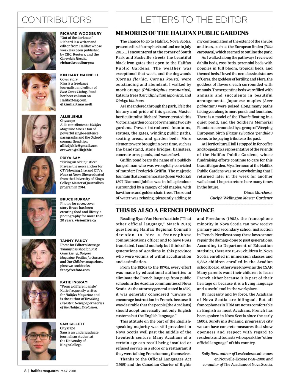 Halifax Magazine Preview Pages