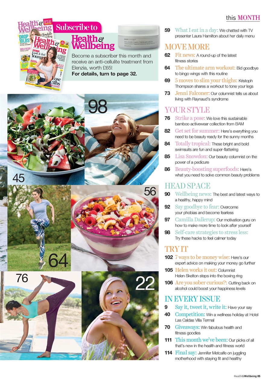 Health & Wellbeing Preview Pages