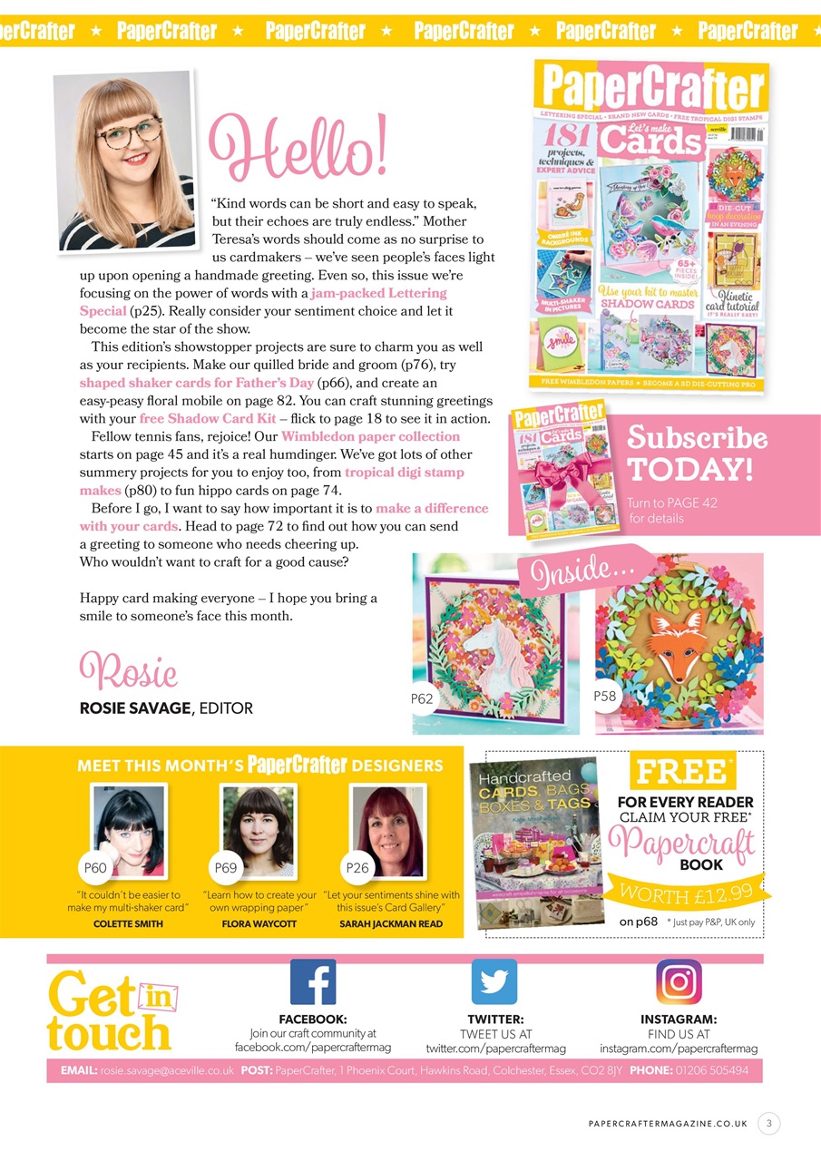 PaperCrafter Preview Pages