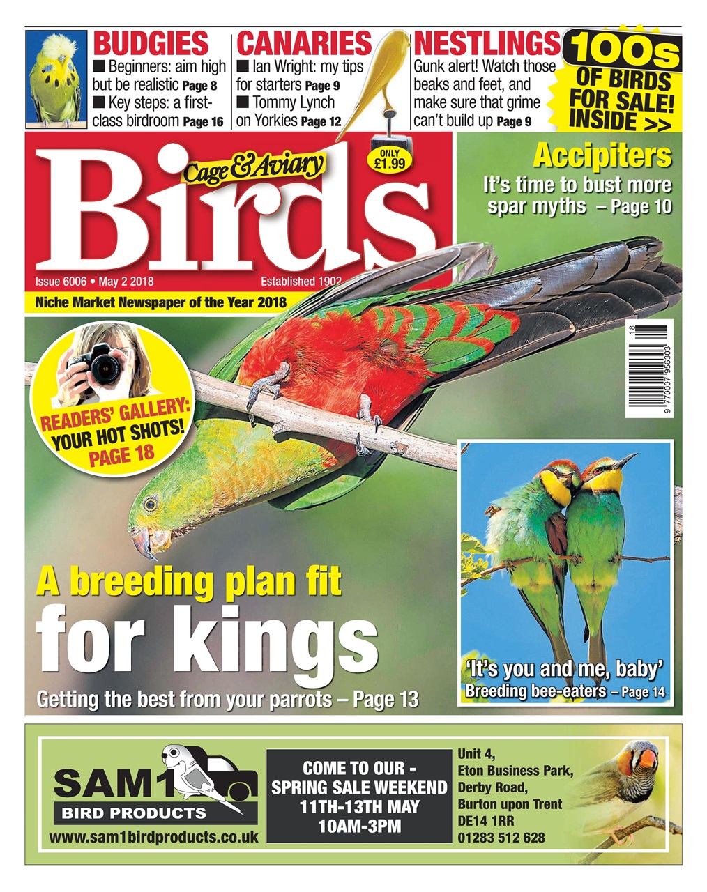 Cage & Aviary Birds Preview Pages