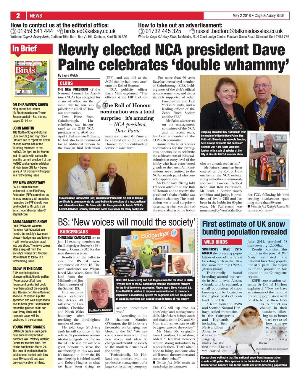 Cage & Aviary Birds Preview Pages