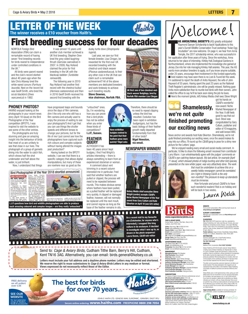 Cage & Aviary Birds Preview Pages