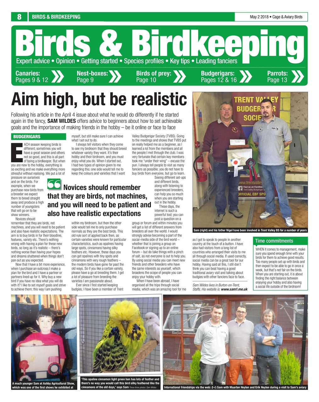 Cage & Aviary Birds Preview Pages