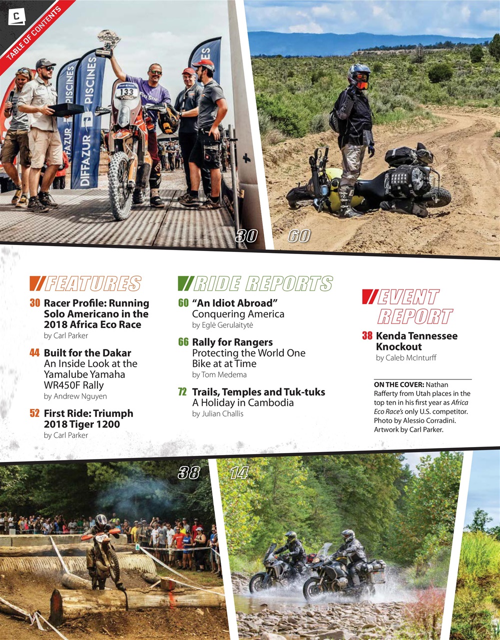 Adventure Motorcycle Preview Pages