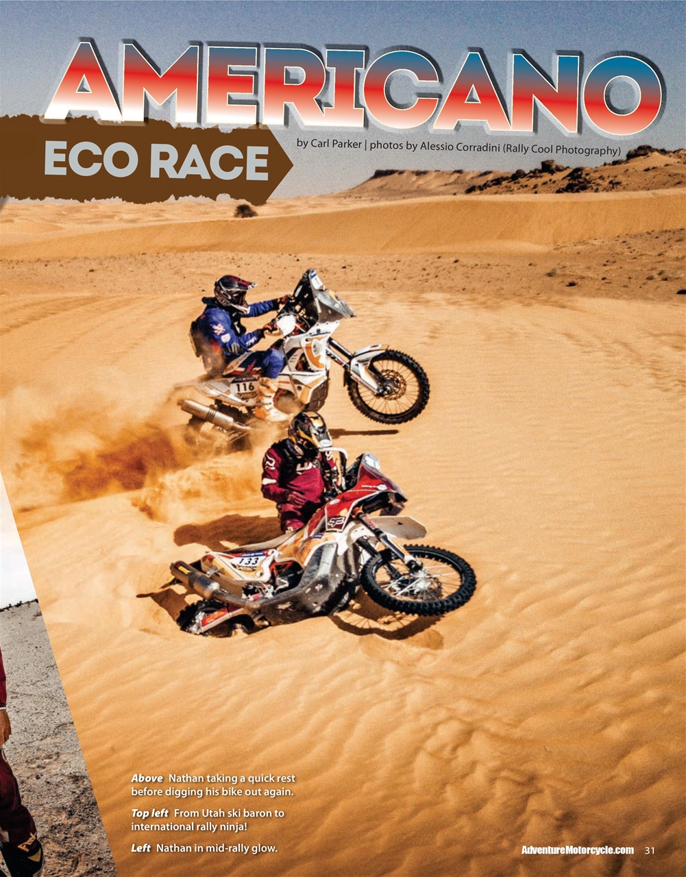 Adventure Motorcycle Preview Pages