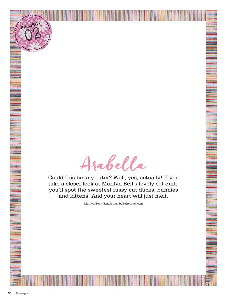 Homespun Preview Pages