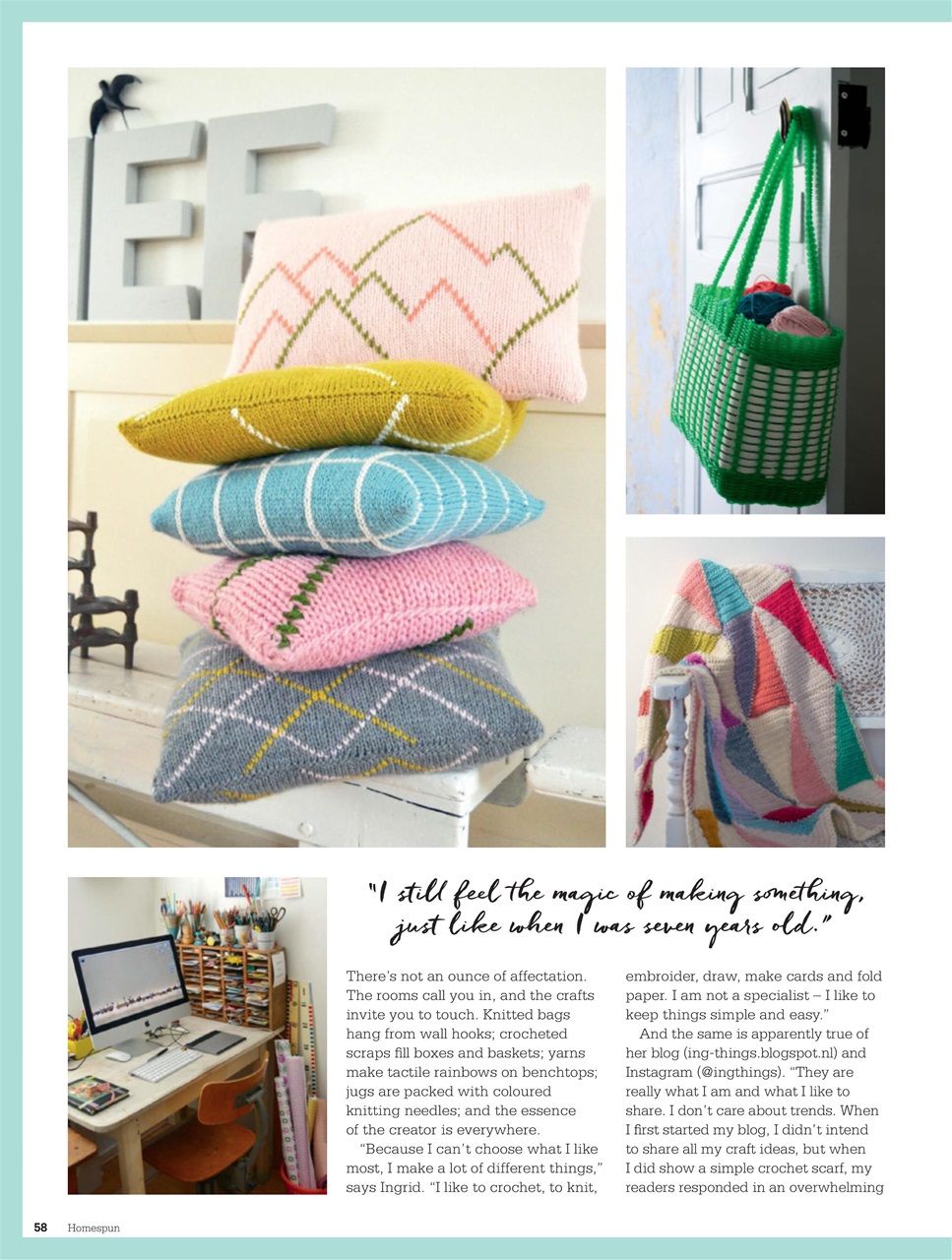 Homespun Preview Pages