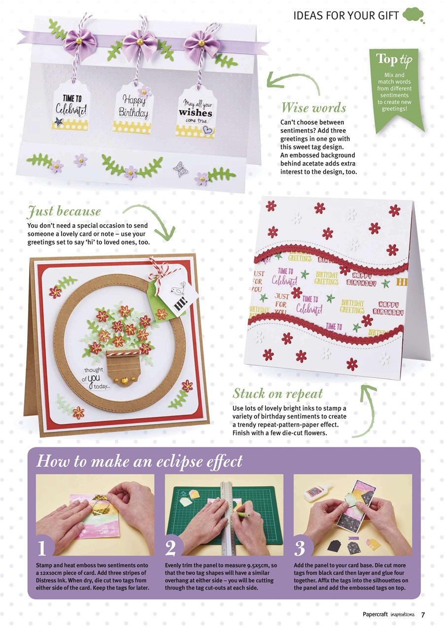 Papercraft Inspirations Preview Pages