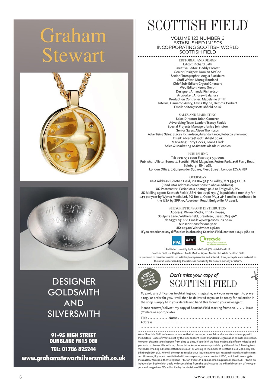 Scottish Field Preview Pages