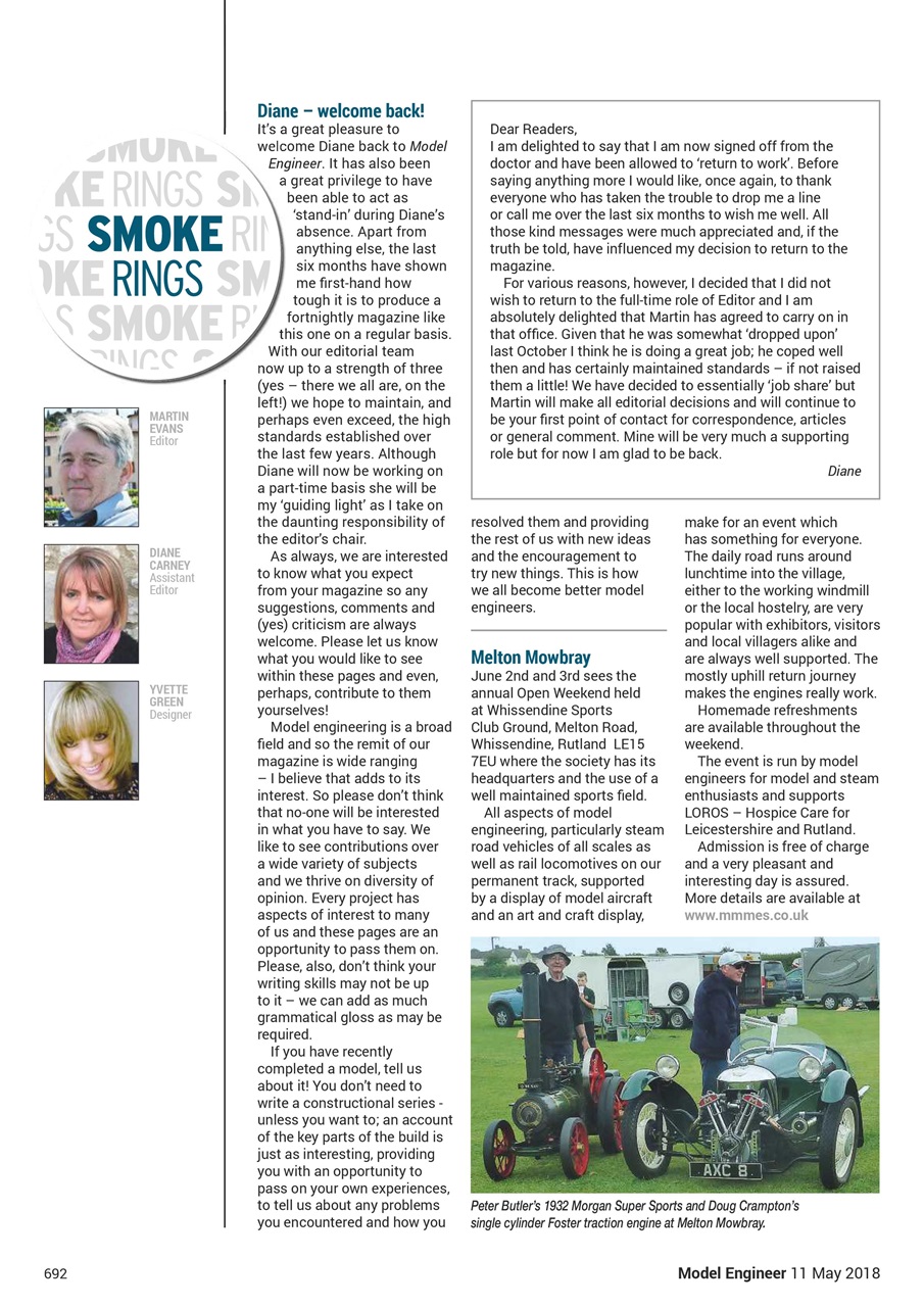 Model Engineer Preview Pages