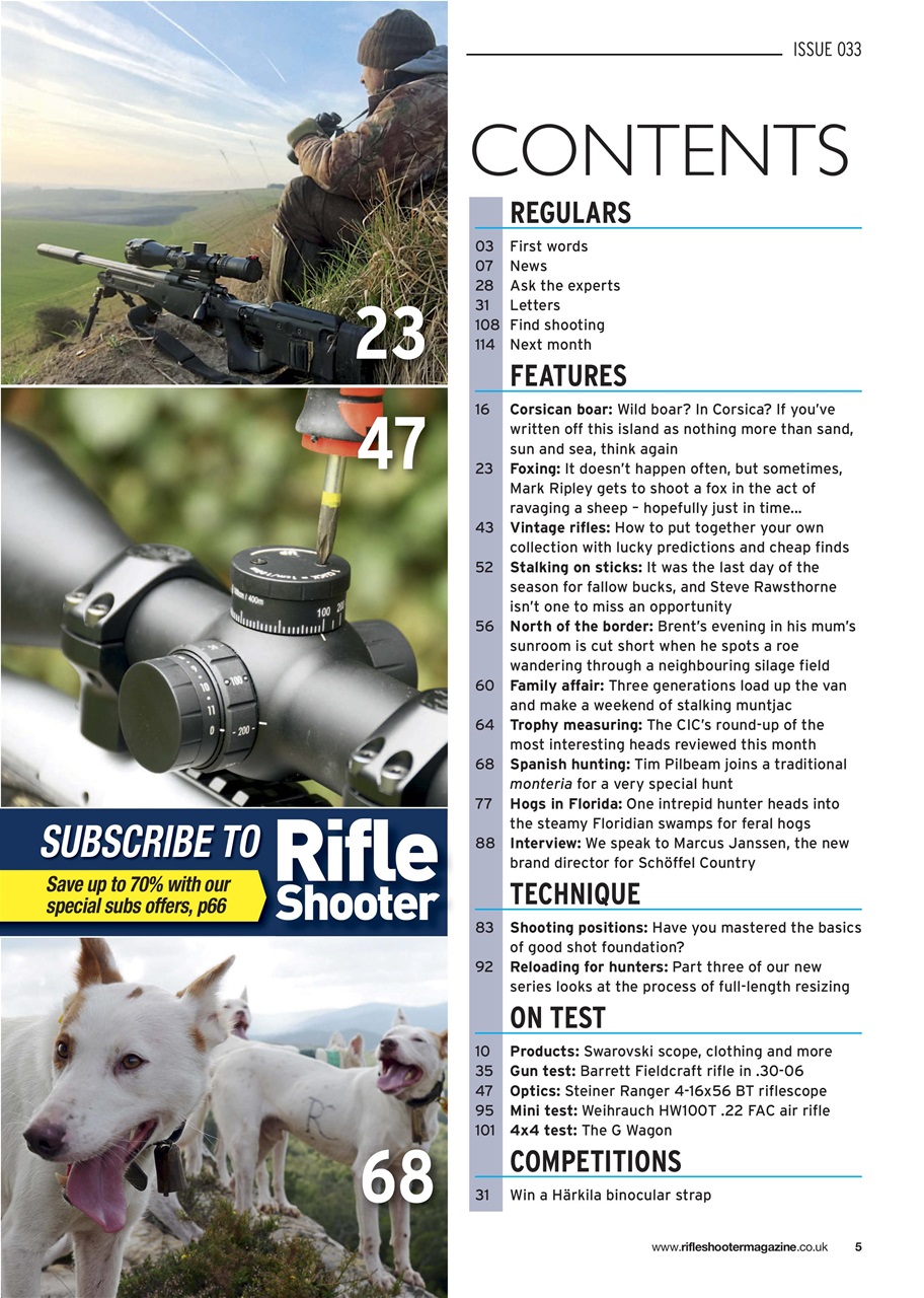 Rifle Shooter Preview Pages
