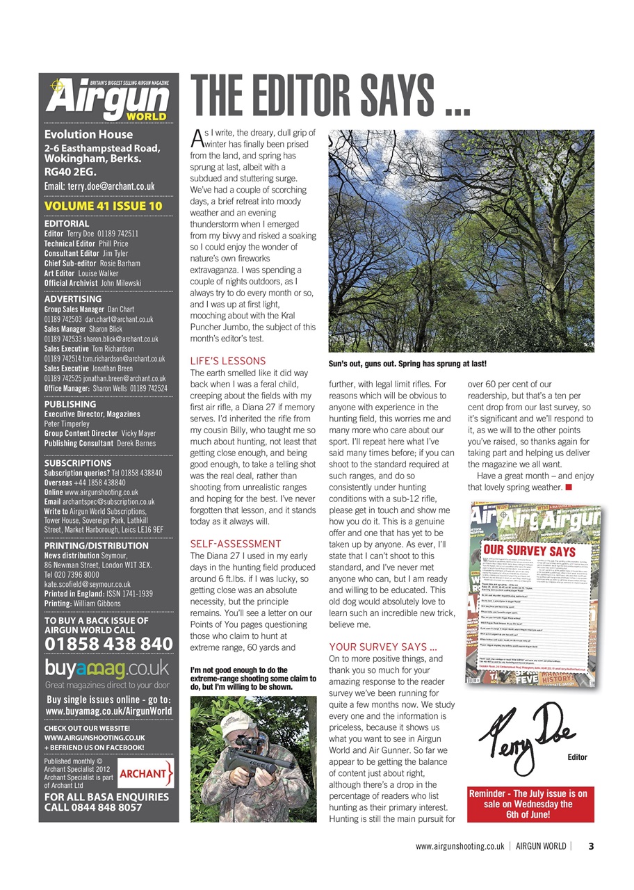 Airgun World Preview Pages
