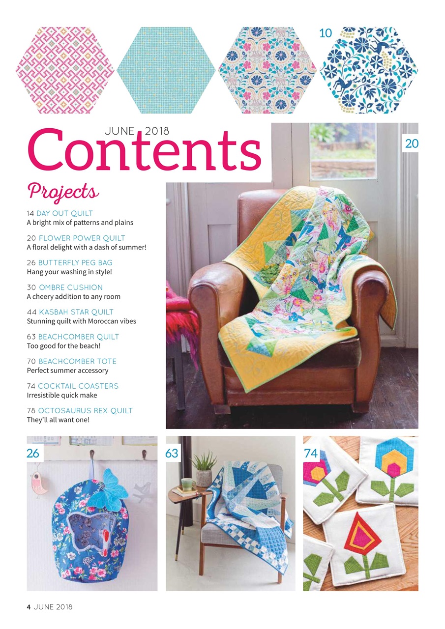 Popular Patchwork Magazine Preview Pages