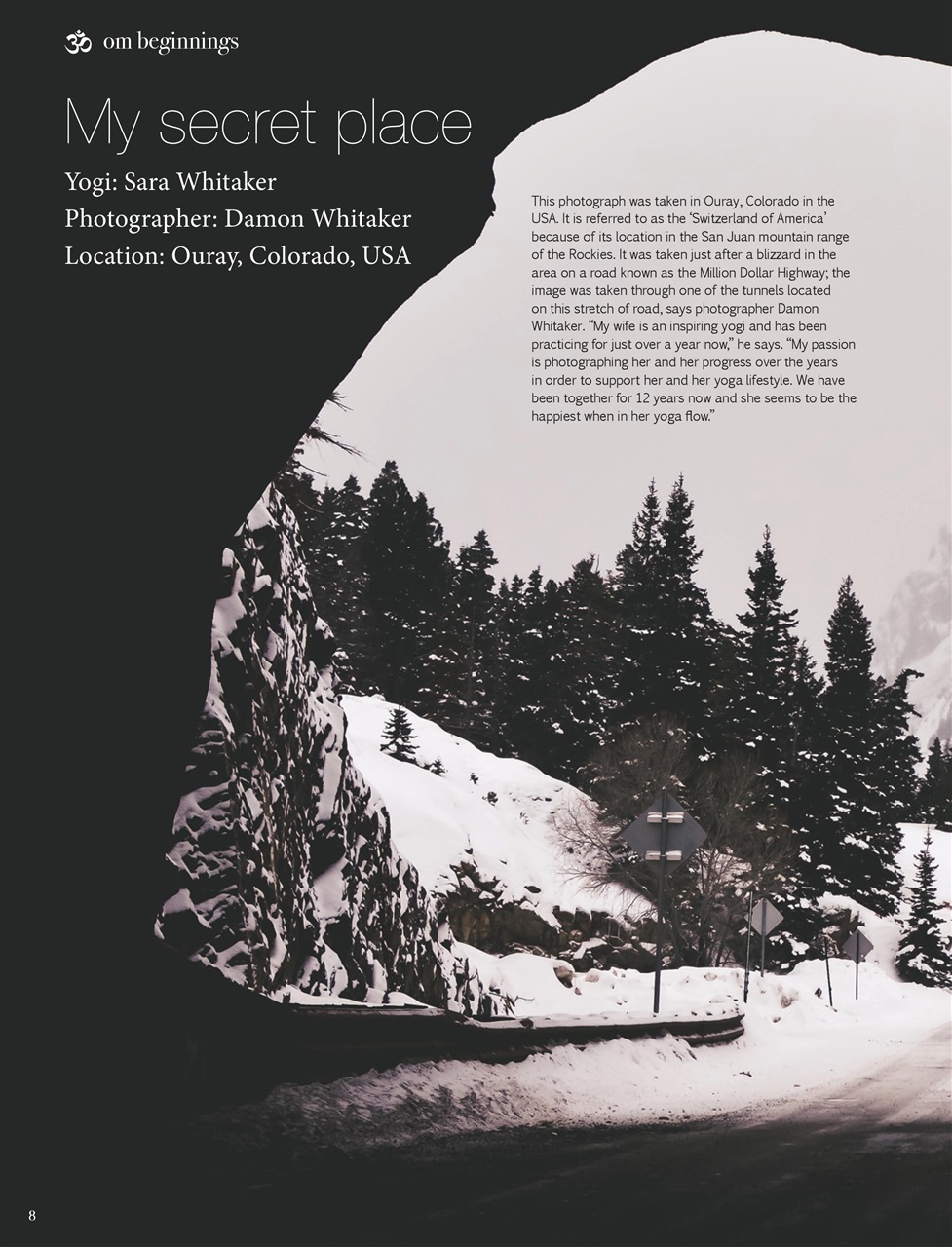 OM Yoga Magazine Preview Pages