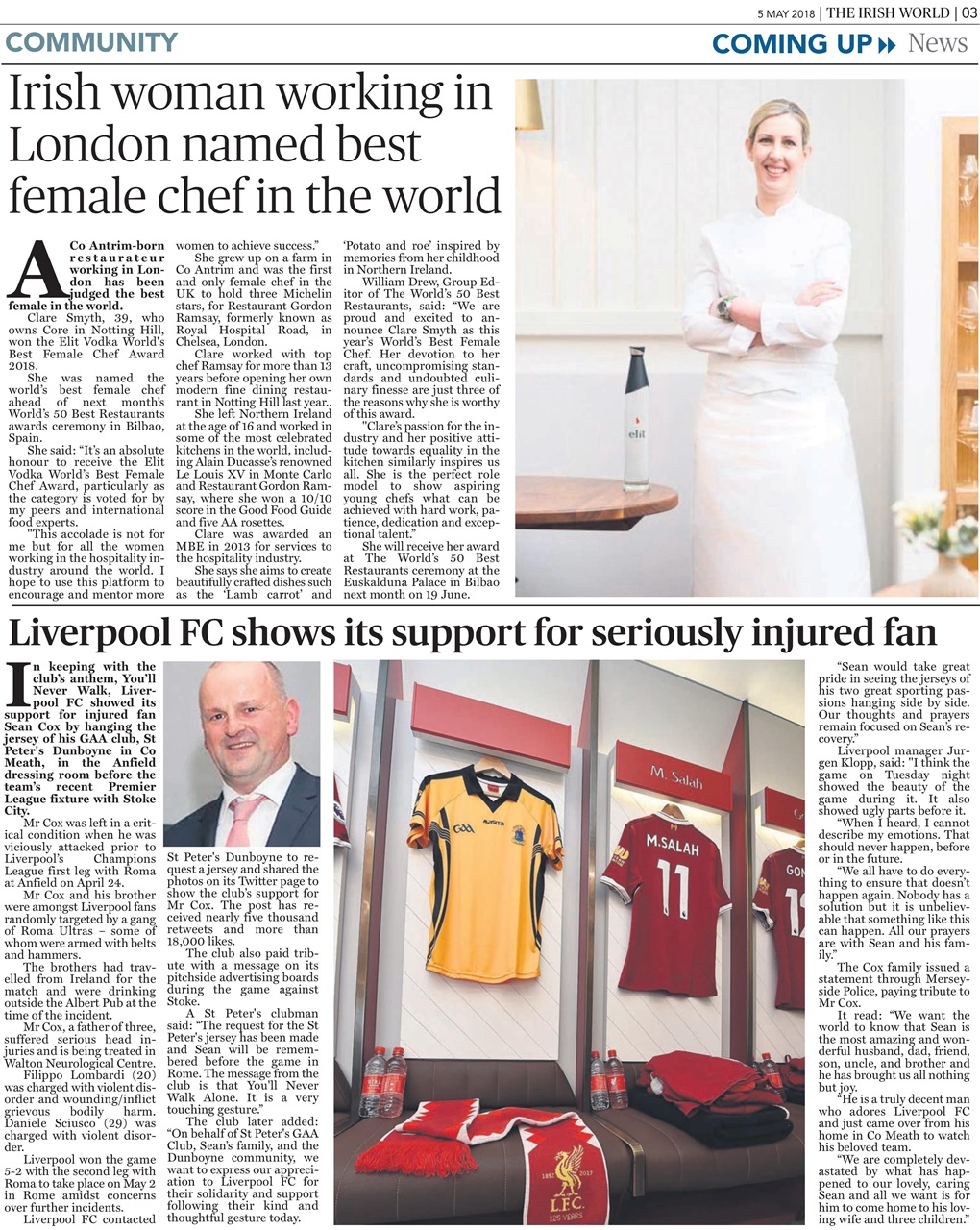 Irish World Preview Pages