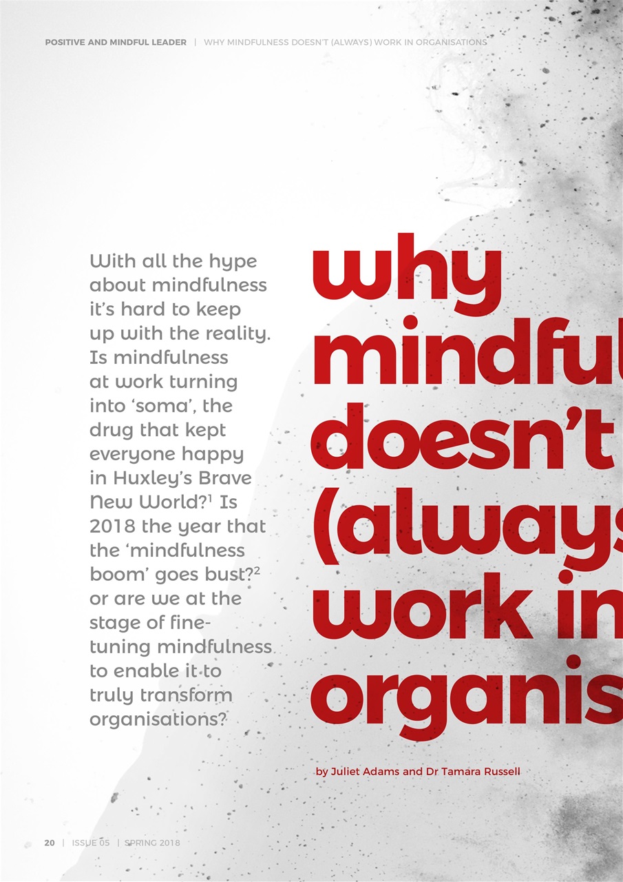 Positive & Mindful Leader Preview Pages