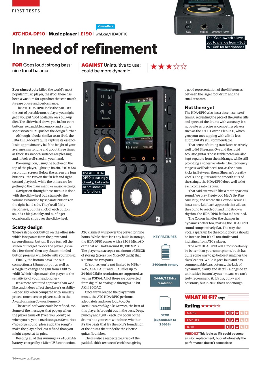 What HiFi Preview Pages