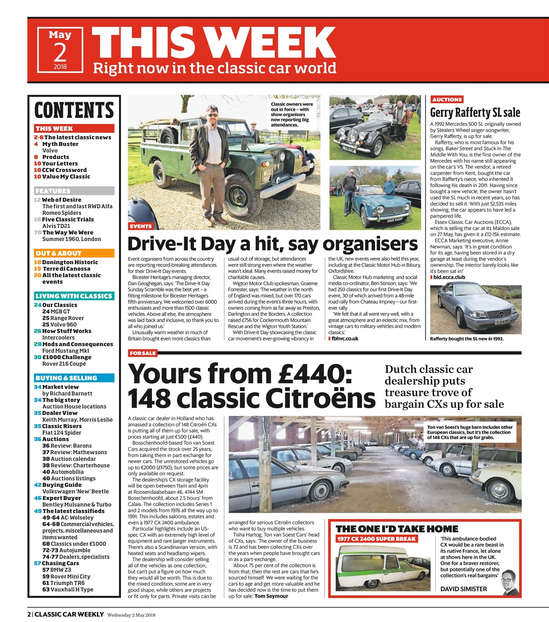 Classic Car Weekly Preview Pages