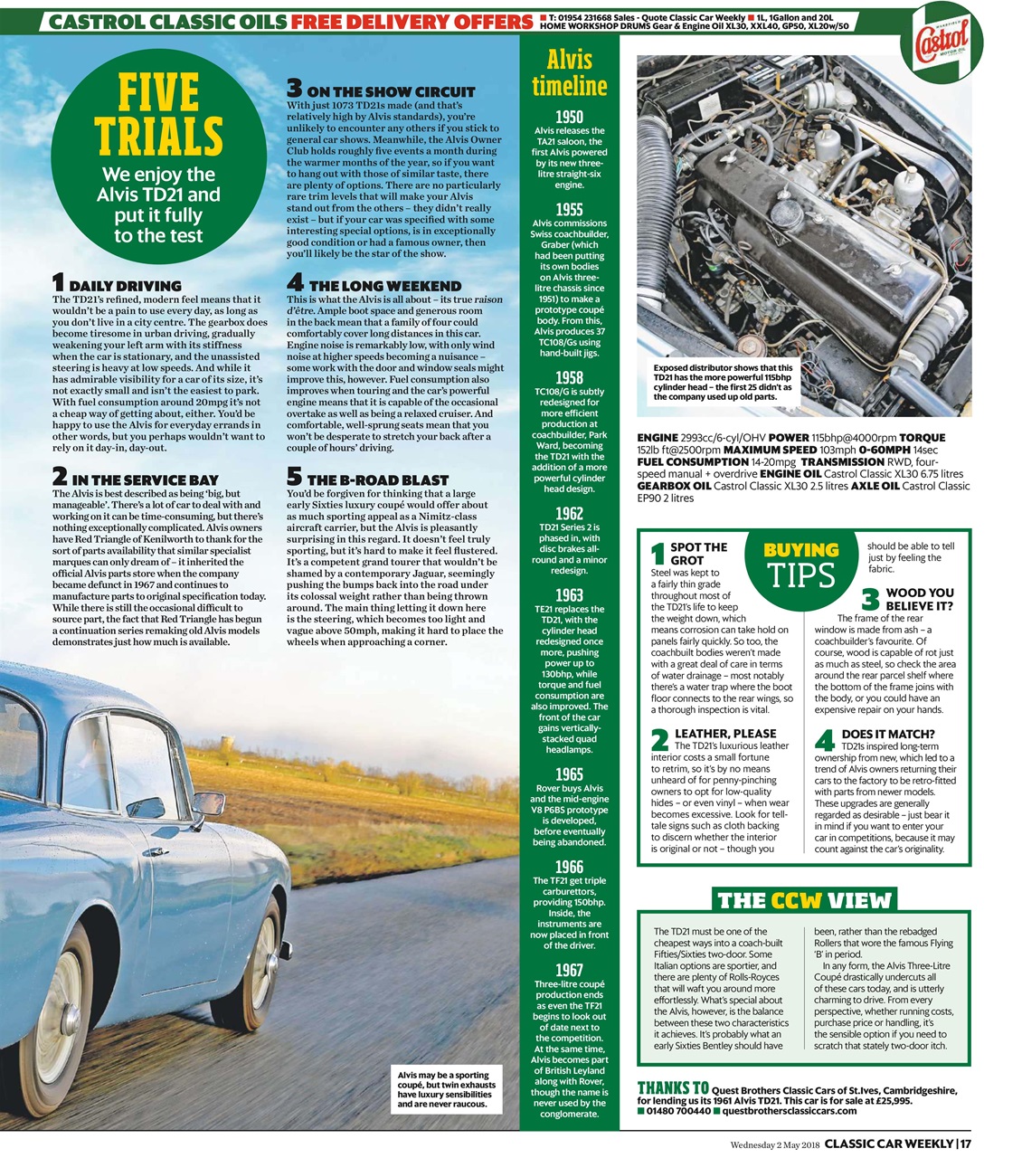 Classic Car Weekly Preview Pages