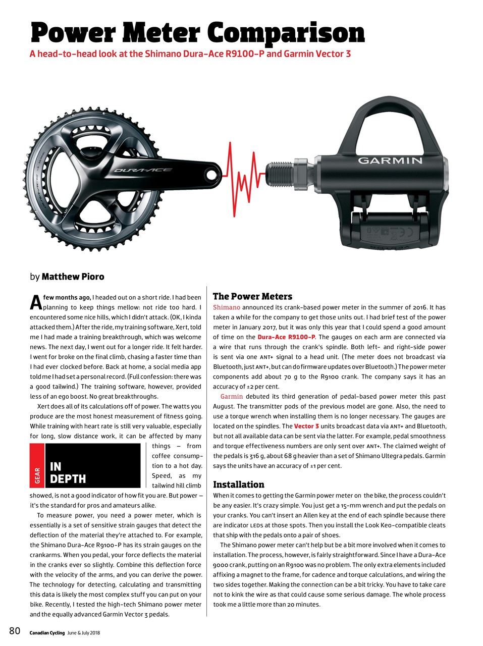 Canadian Cycling Magazine Preview Pages